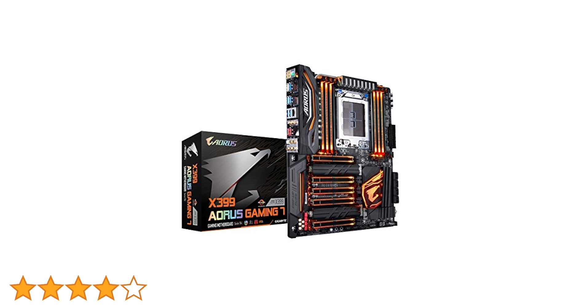鯨さん専用ジャンク　X399 AORUS GAMING 7 TR4　スリッパ GIGABYTE X399 AORUS Gaming 7 AMD X399シリーズ Socket TR4対応